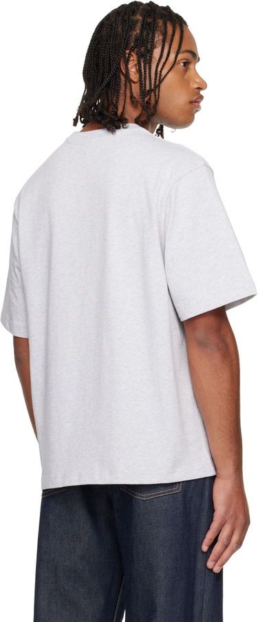 Majica kratkih rukava Casablanca 'Casablanca' Logo Patch T-shirt Siva | M-AW25-JTS-044-02, 2
