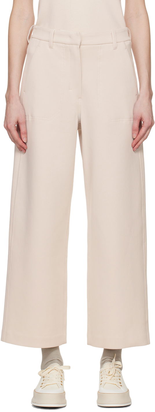 Hlače Max Mara Max Mara Cupola Wide-Leg Trousers Ružičasta | 2419781013600