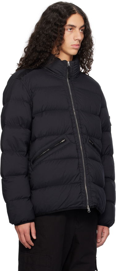 Pernata jakna Stone Island Stone Island Seamless Tunnel Nylon Down Jacket Crna | 811543028, 1