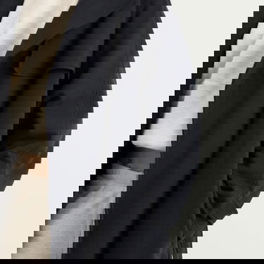 Trenčkot SKIMS Boyfriend Fleece Trench Coat Crna | LS-LST-8018W-ONX, 5