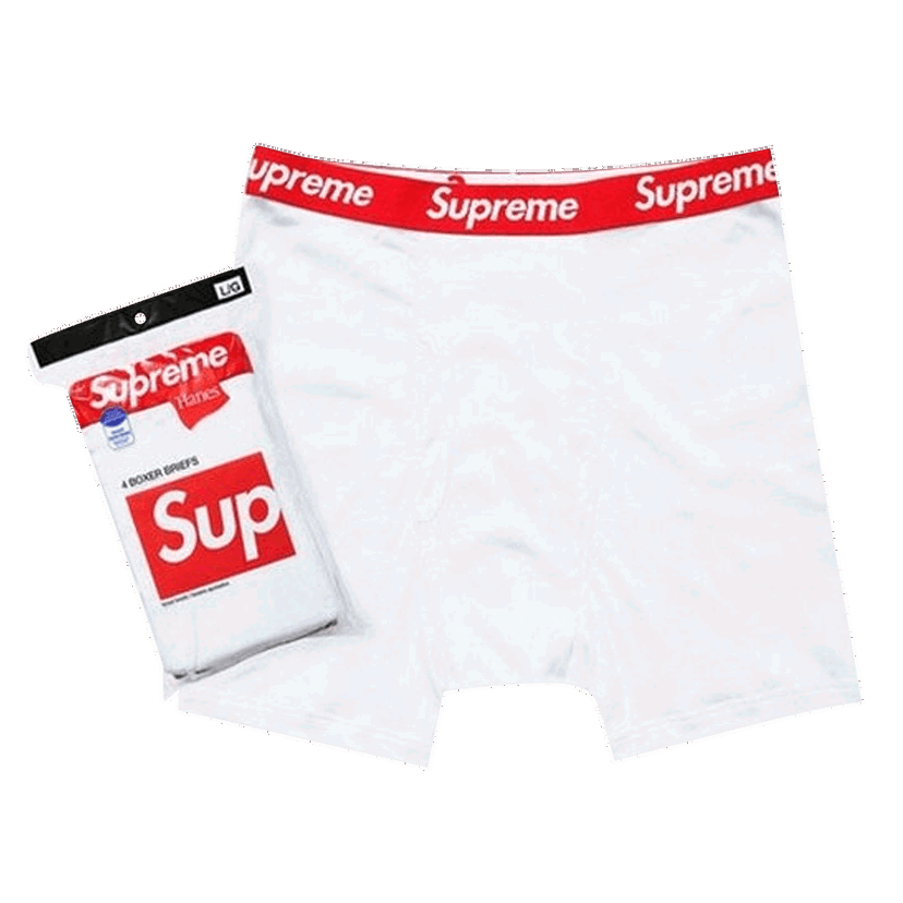 Hanes x Supreme Boxer Briefs (4 Pack)