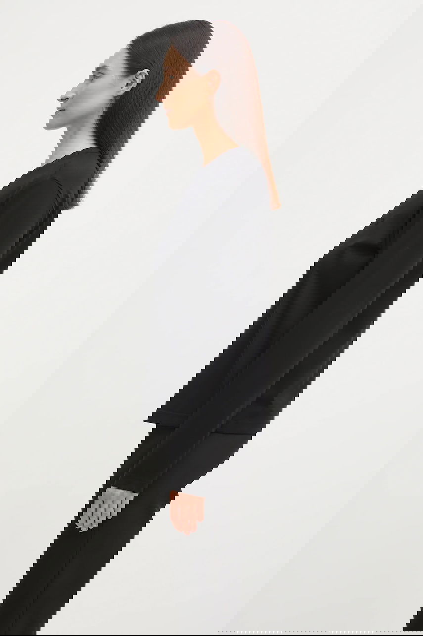 Majica kratkih rukava Y-3 Y-3 Regular Wool Long Sleeve T-Shirt Crna | JX2291, 1