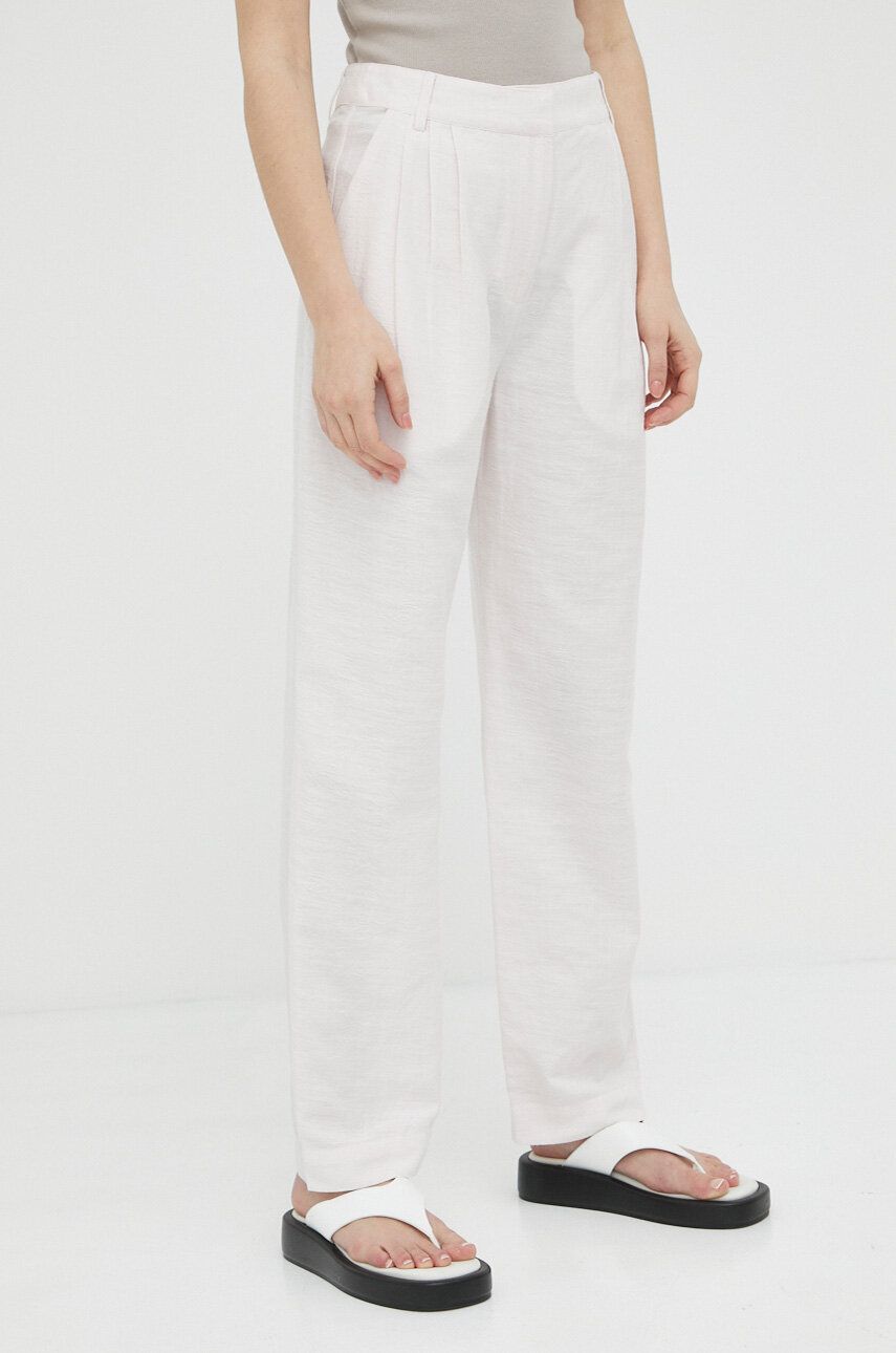 Hlače Samsoe Samsoe Meme Trousers Bijela | F23100168, 0