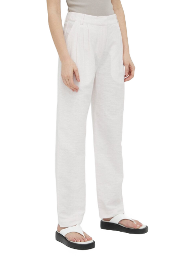 Hlače Samsoe Samsoe Meme Trousers Bijela | F23100168