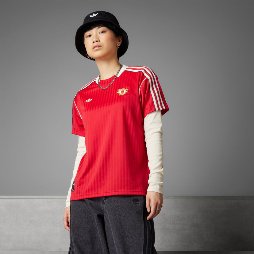 Dres adidas Performance Manchester United Terrace Icons Jersey Crvena | JF0386