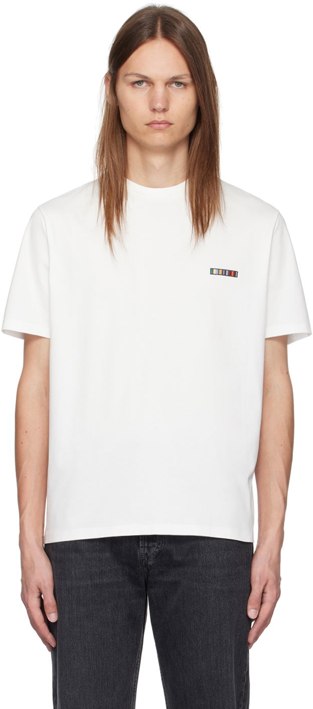 Majica kratkih rukava Paul Smith Paul Smith Signature Stripe Logo T-Shirt Bijela | M1R-919T-NP4724-02