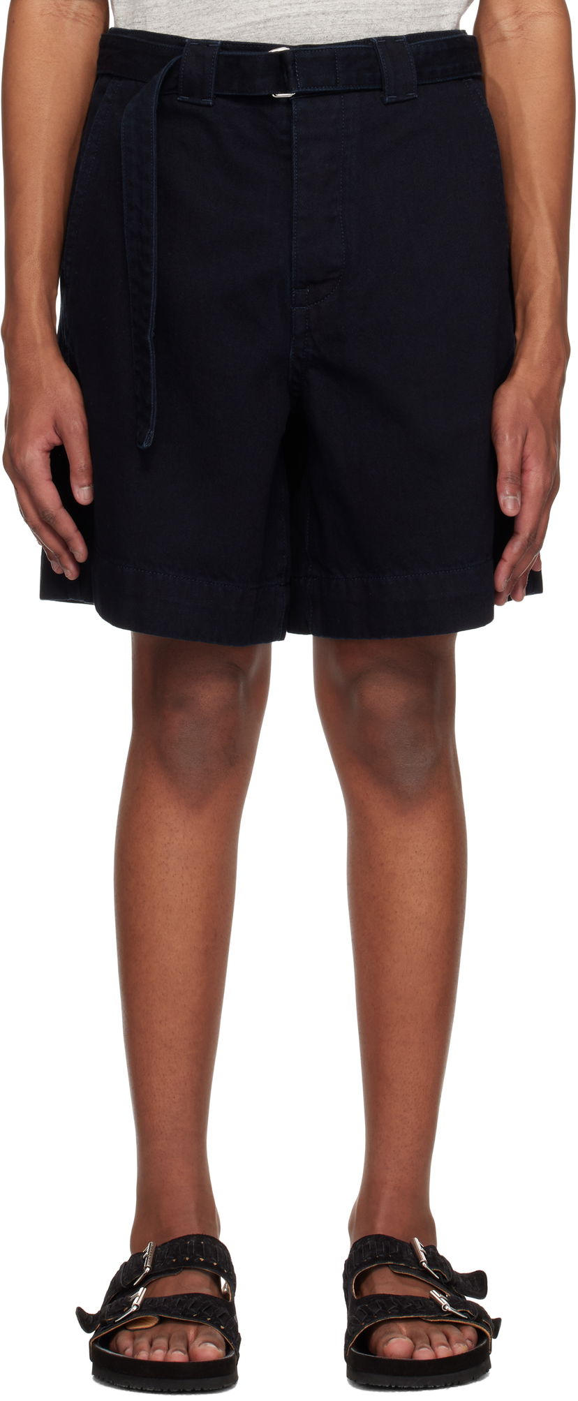 Kratke hlače Róhe Relaxed Utility Shorts Tamnoplava | 314-31-071
