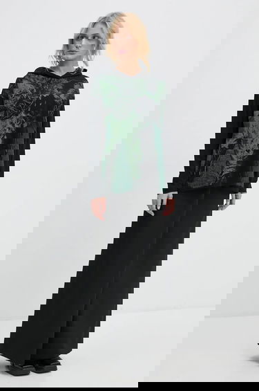 Majica kratkih rukava Maison Margiela Long Sleeve T-shirt Crna | S62GD0190 S23588, 1