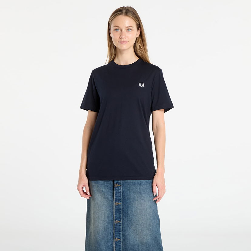 Majica kratkih rukava Fred Perry Fred Perry Crew Neck T-Shirt Tamnoplava | M1600V 608