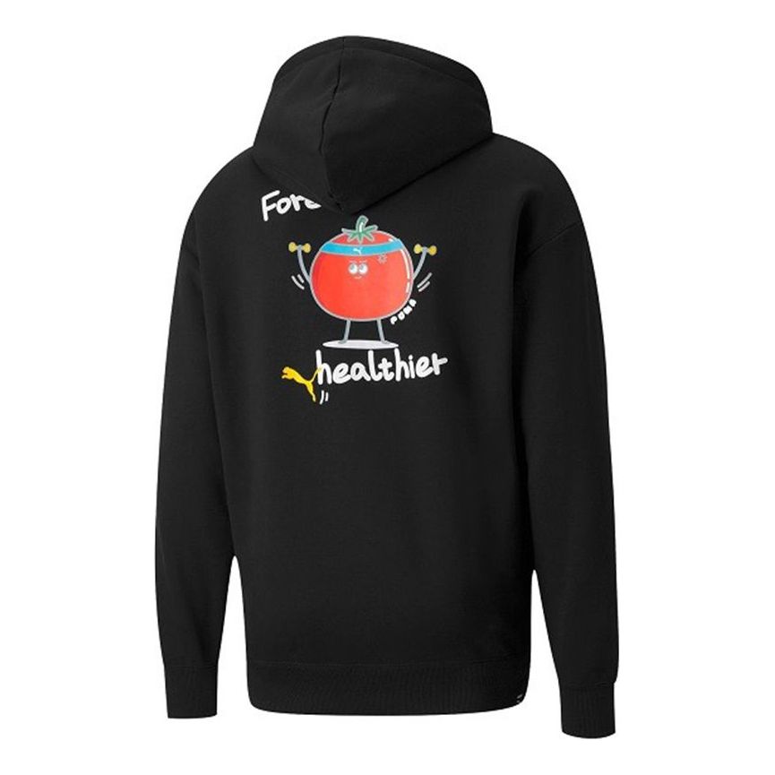 Dukserice Puma Club Graphic Living Series Hoodie Crna | 533198-01, 0