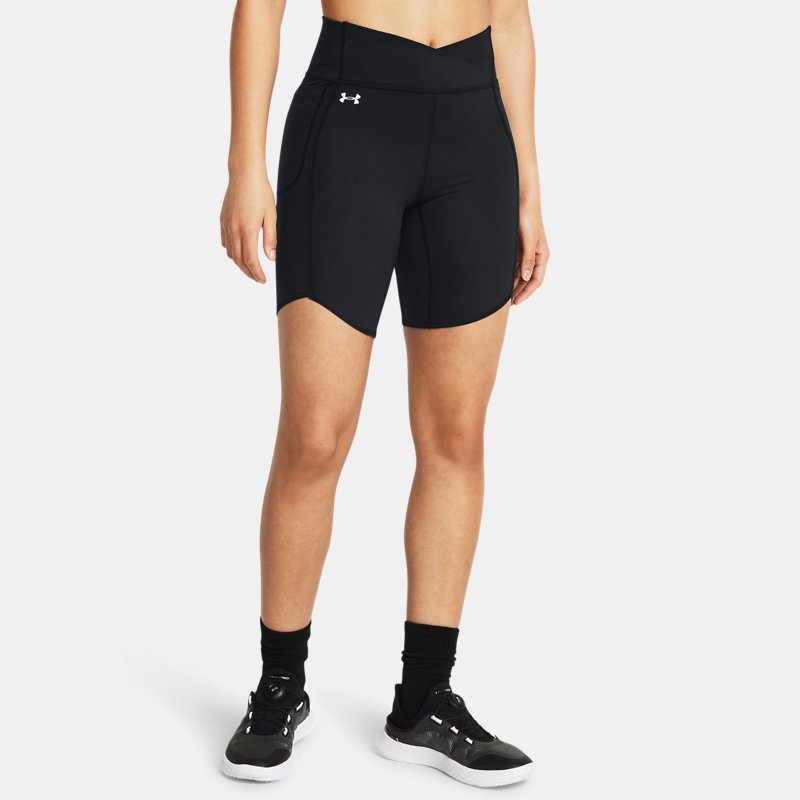 Kratke hlače Under Armour Motion Crossover Radlerhose für Damen Schwarz Crna | 1383633-001
