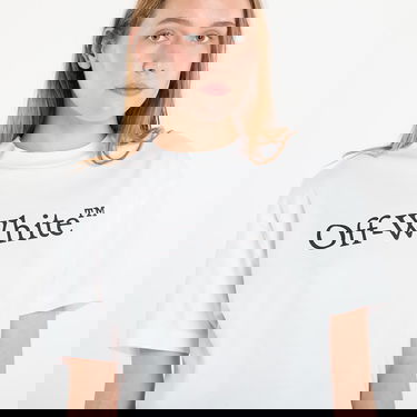 Majica kratkih rukava Off-White White Big Bookish Skate T-Shirt Bijela | OWAA089C99JER0030110, 1