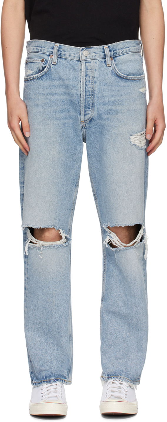 Jeans AGOLDE AGOLDE 90's Distressed Jeans Plava | A642B-1206