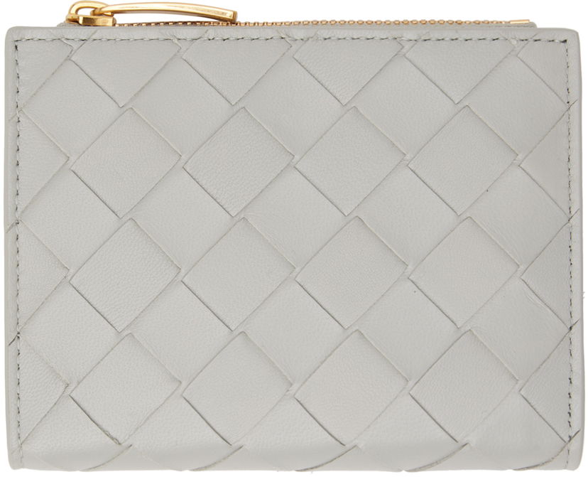 Novčanik Bottega Veneta Small Intrecciato Bi-Fold Wallet Siva | 742330 VCPP3