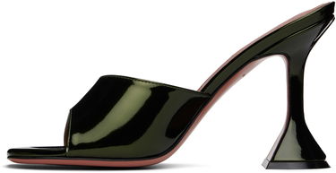 Tenisice i cipele Amina Muaddi Lupita Slipper Heeled Sandals Zelena | LUPITA SLIPPER MIRROR, 2
