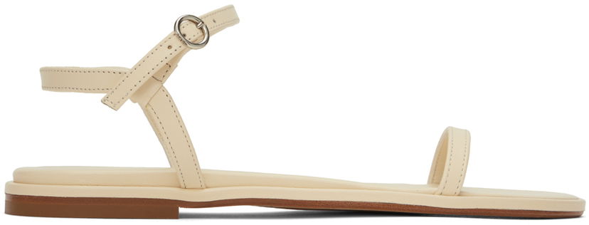 Dodaci Aeyde Aeyde Nettie Leather Sandals Bež | A11-FS-TATD08FL-123-100-007