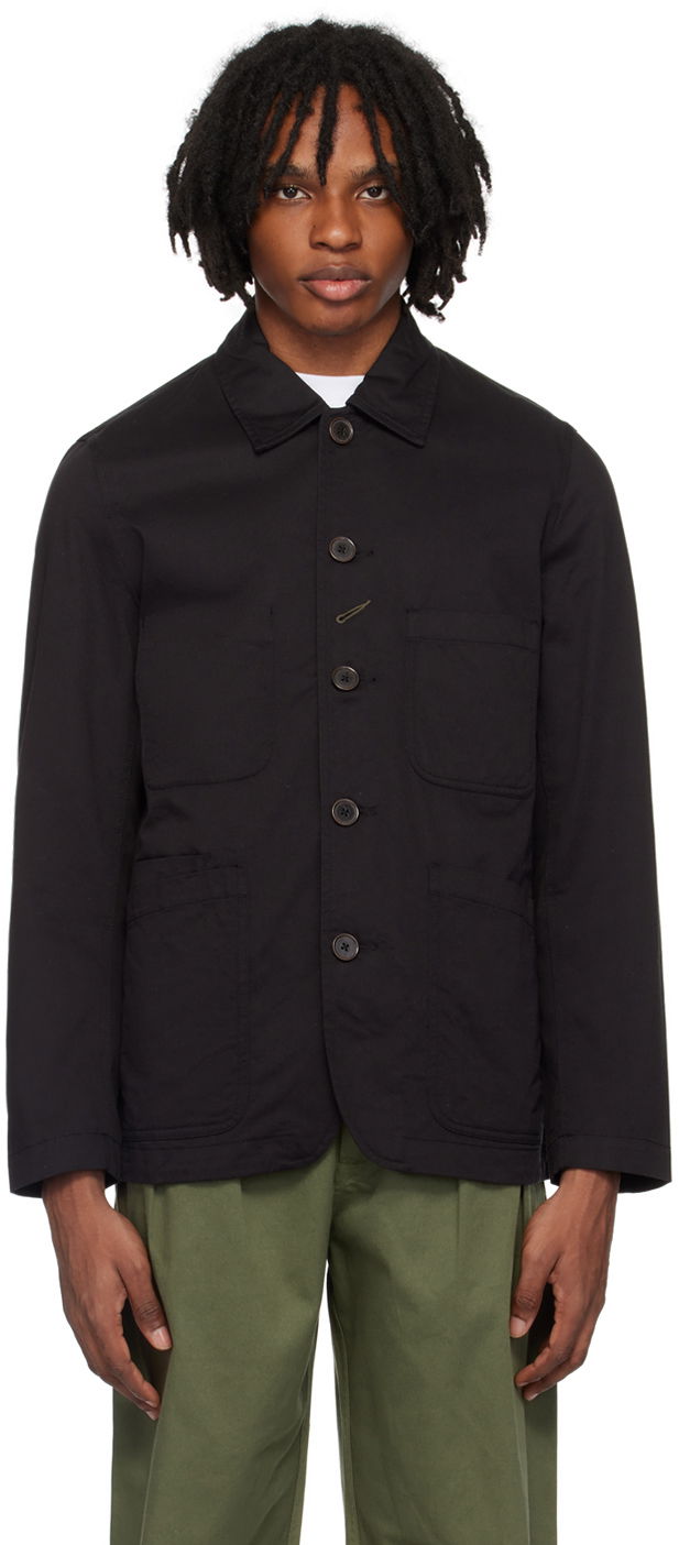Jakna Universal Works Universal Works Patch Pocket Jacket Crna | 00102