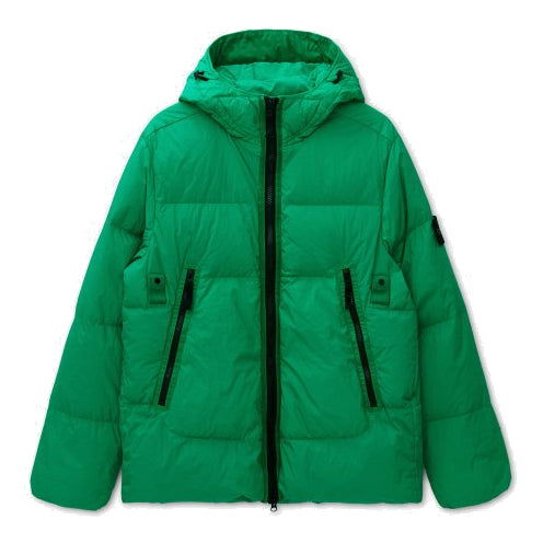 Pernata jakna Stone Island Hooded Padded Down Jacket Zelena | 751540123-V0050