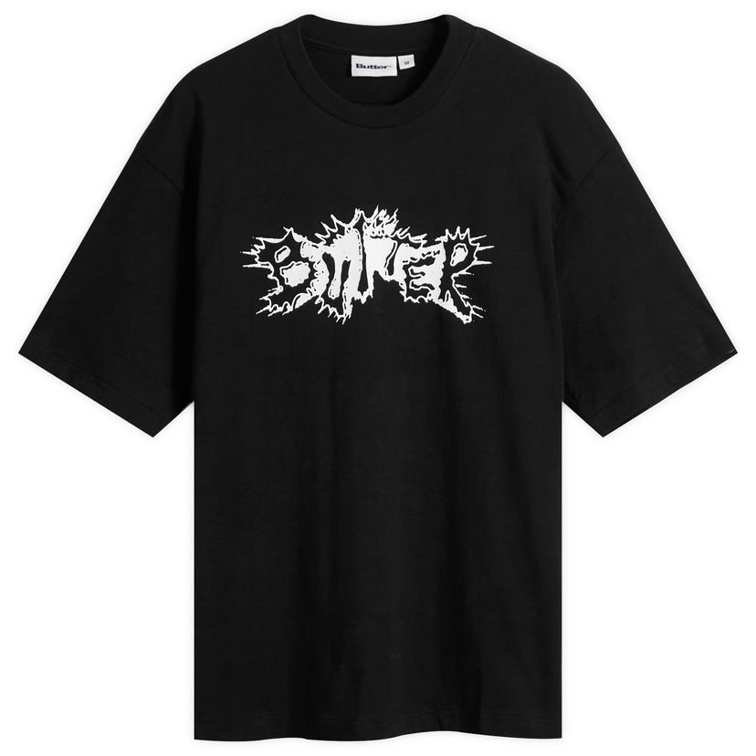 Majica kratkih rukava Butter Goods Eruption Graphic T-Shirt, Size Large Crna | BG253103-BLK
