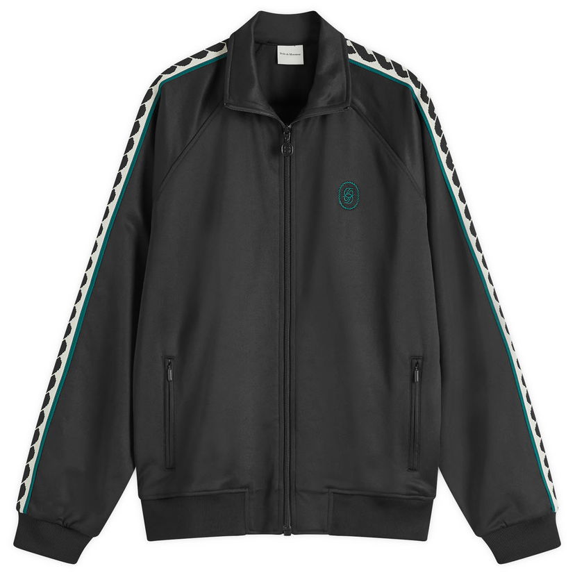 Jakna Drôle de Monsieur Taping Track Jacket Crna | PERM-SJ007-PL135-BL
