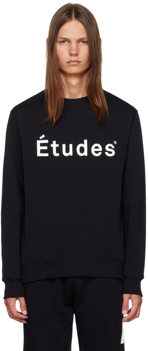 Dukserice Études Story Sweatshirt Crna | C00ME200A01599