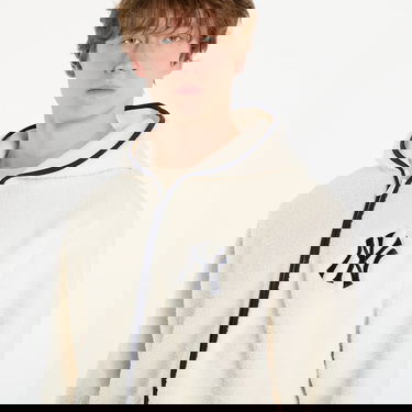 Jakna New Era MLB New York Yankees Hooded Sherpa Jacket Bijela | 60758709, 1