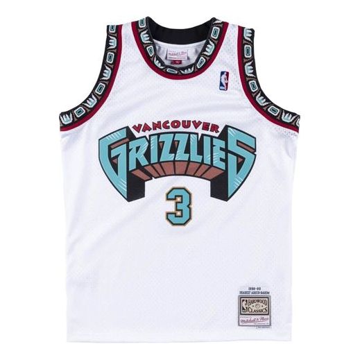 Dres Mitchell & Ness Grizzlies Shareef Abdur-Rahim Swingman Jersey Bijela | SMJYGS18377-VGRWHIT98SAB