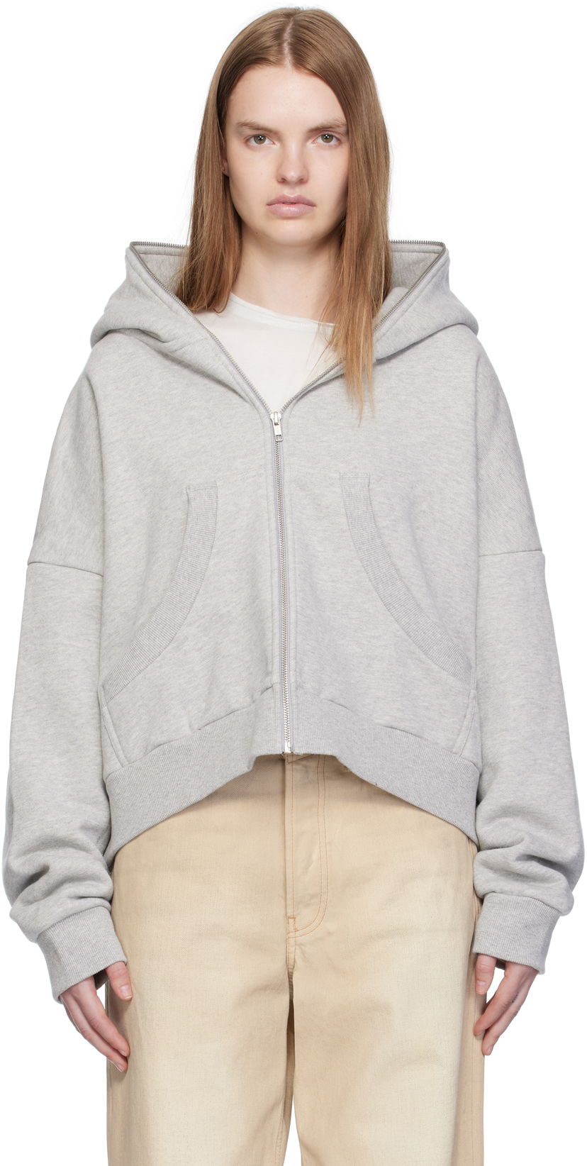 Dukserice Entire Studios Entire Studios Eternal Zip Hoodie Siva | ES2202SI