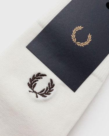 Odjeća i dodaci Fred Perry CLASSIC LAUREL WREATH SOCK Bijela | C7135-560, 3