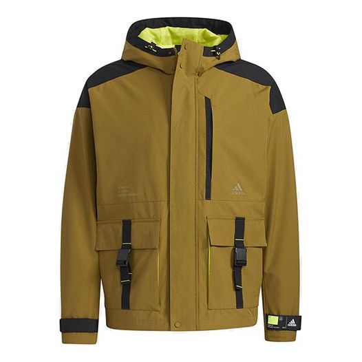 Parka adidas Originals Woven Hooded Jacket Zelena | GP0989
