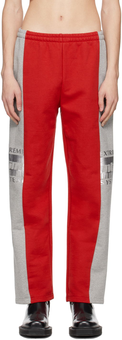 Trenirka VETEMENTS VTMNTS 'Extreme System' Lounge Pants Crvena | VL16SP140R