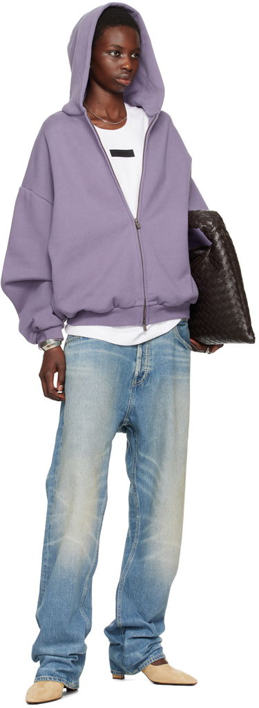 Dukserice Fear of God Designer Full-Zip Hoodie Ljubičasta | 192BT246247F, 4