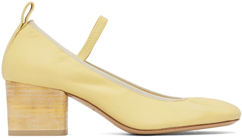Tenisice i cipele LEMAIRE Square Toe Ballerina Heels Žuta | FO0153 LL0115