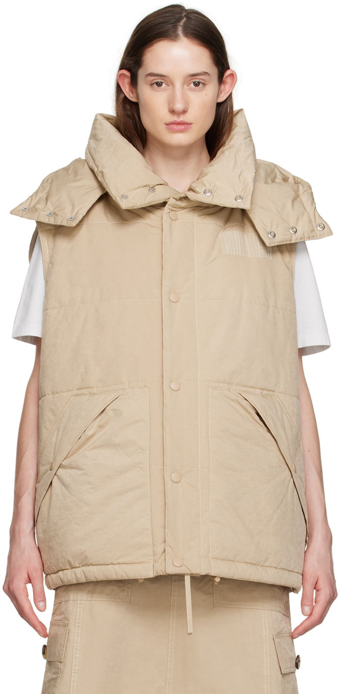 Prsluk Marc Jacobs Marc Jacobs Oversized Puffer Vest Bež | V207M20RE22
