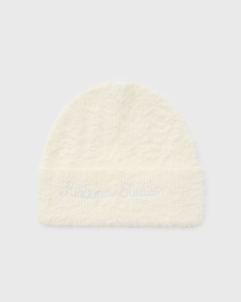 Kapica KidSuper KidSuper Studios Fuzzy Knit Beanie Bijela | AW24-HDW-13