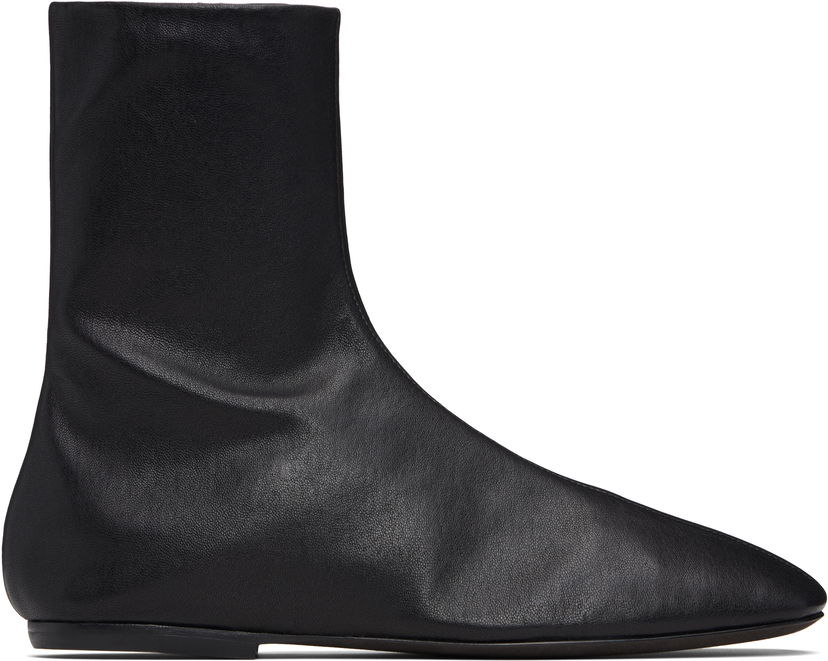 Tenisice i cipele Dries Van Noten Dries Van Noten Leather Ankle Boots Crna | 252-011702-140