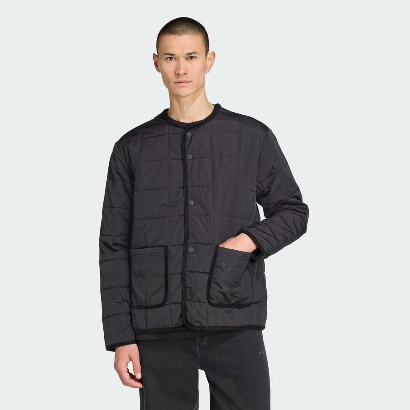 Pernata jakna adidas Originals adidas Originals Quilted Jacket Crna | JW5820