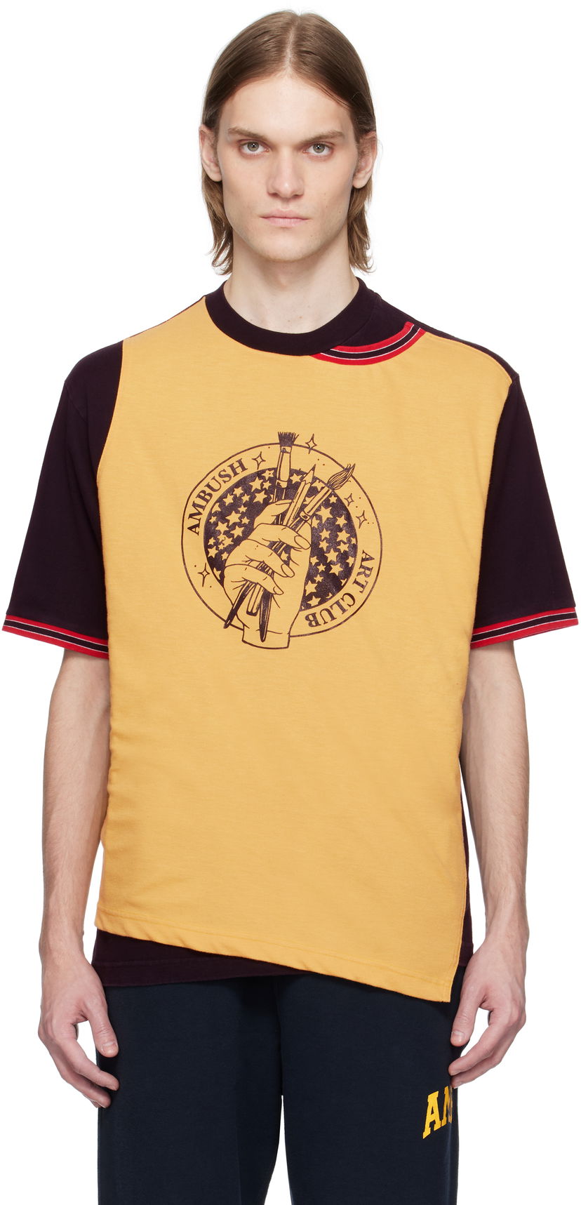 Majica kratkih rukava Ambush AMBUSH Front Layered T-Shirt Žuta | 12115324