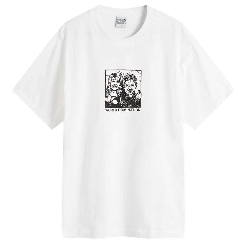 Majica kratkih rukava Polar Skate Co. Polar Skate Co. World Domination T-Shirt, Large Bijela | PSC-SP25-27