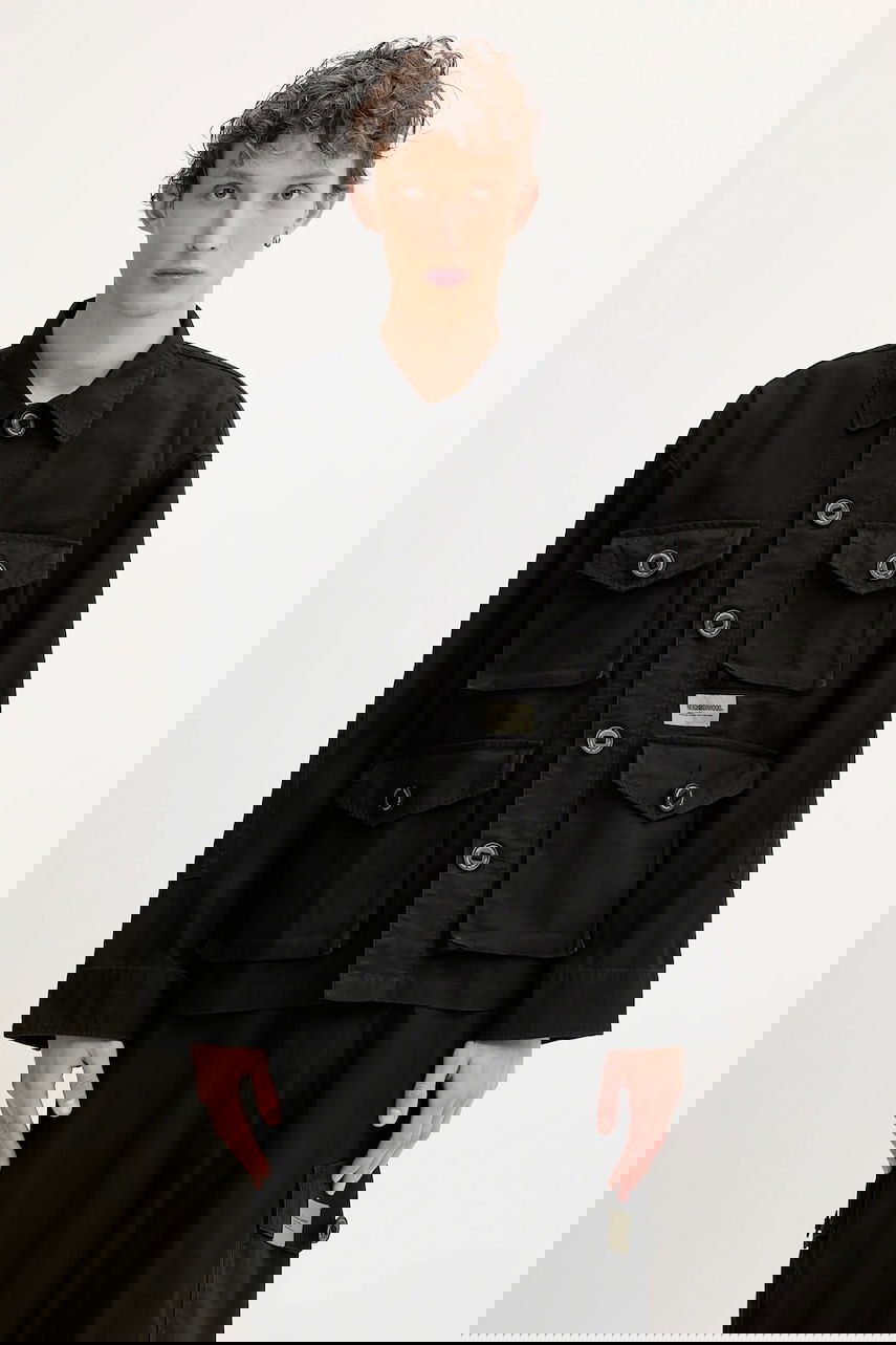 Košulja Neighborhood NEIGHBORHOOD Bdu Ls Shirt Regular Fit Crna | 251SPNH.SHM04, 0