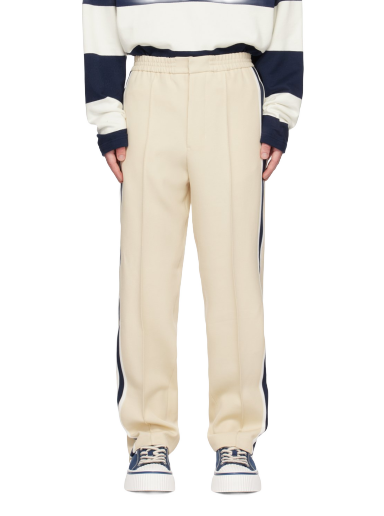 Hlače AMI Striped Trousers Bež | UTR217.WV0004