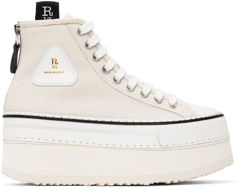 Odjeća R13 R13 Courtney Platform Bijela | R13S0071-003