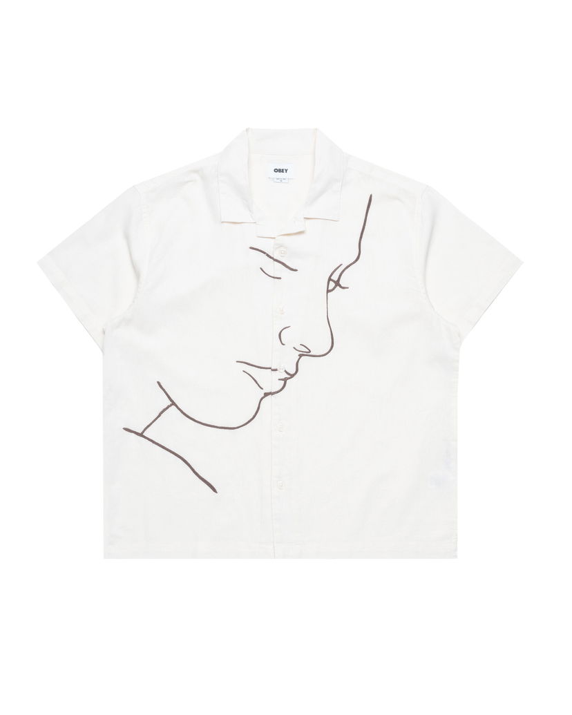 Košulja OBEY Frances Woven Shirt Bijela | 181210430-UBM