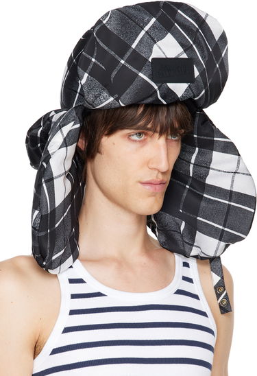 Šešir Jean Paul Gaultier Gaultier Tartan Print Aviator Hat Crna | 24/31-U-CC044P-C563-000201, 1