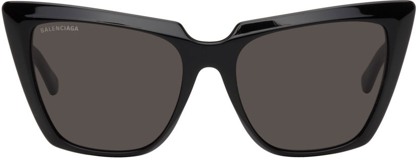 Sunčane naočale Balenciaga Black Cat-Eye Crna | BB0046S-001