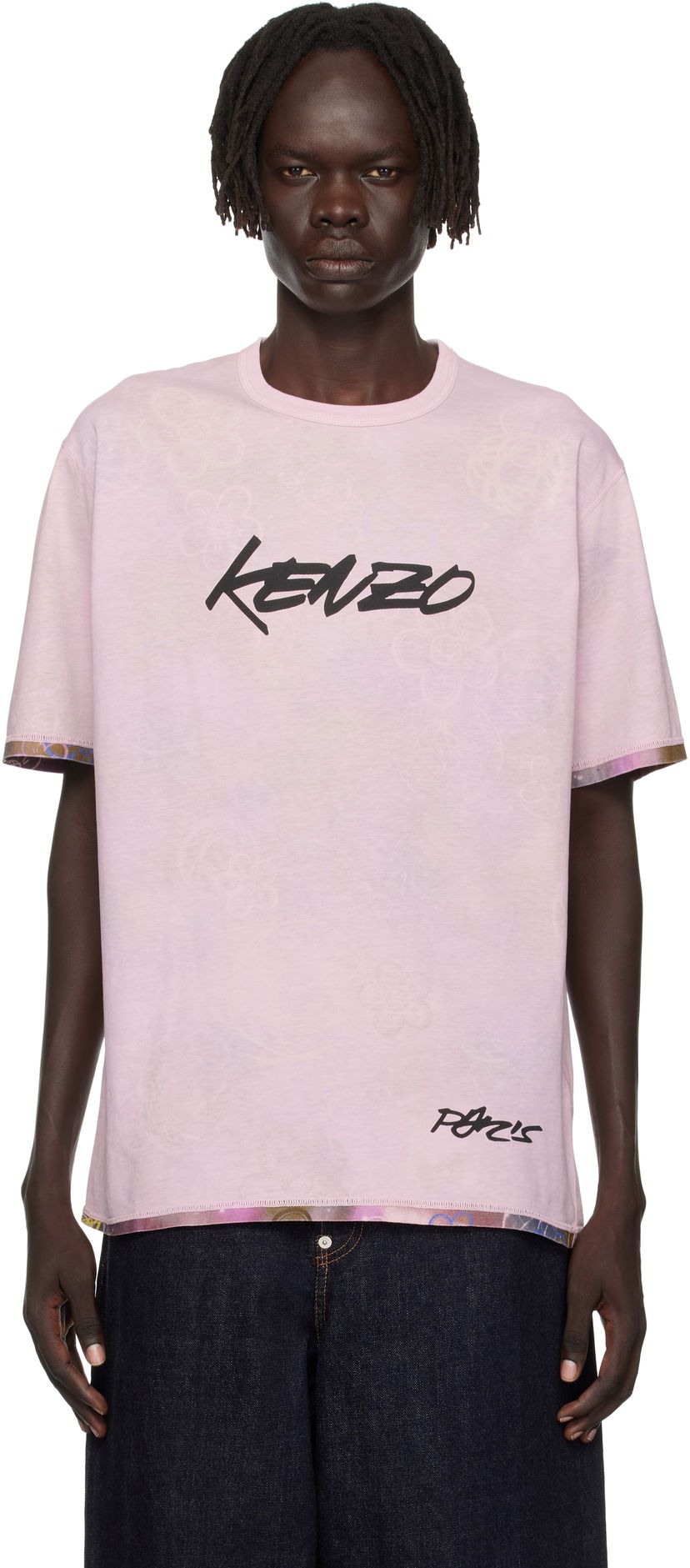 Majica kratkih rukava KENZO Kenzo Paris Futura 2000 Edition Reversible T-Shirt Ružičasta | FF65TS2584SG