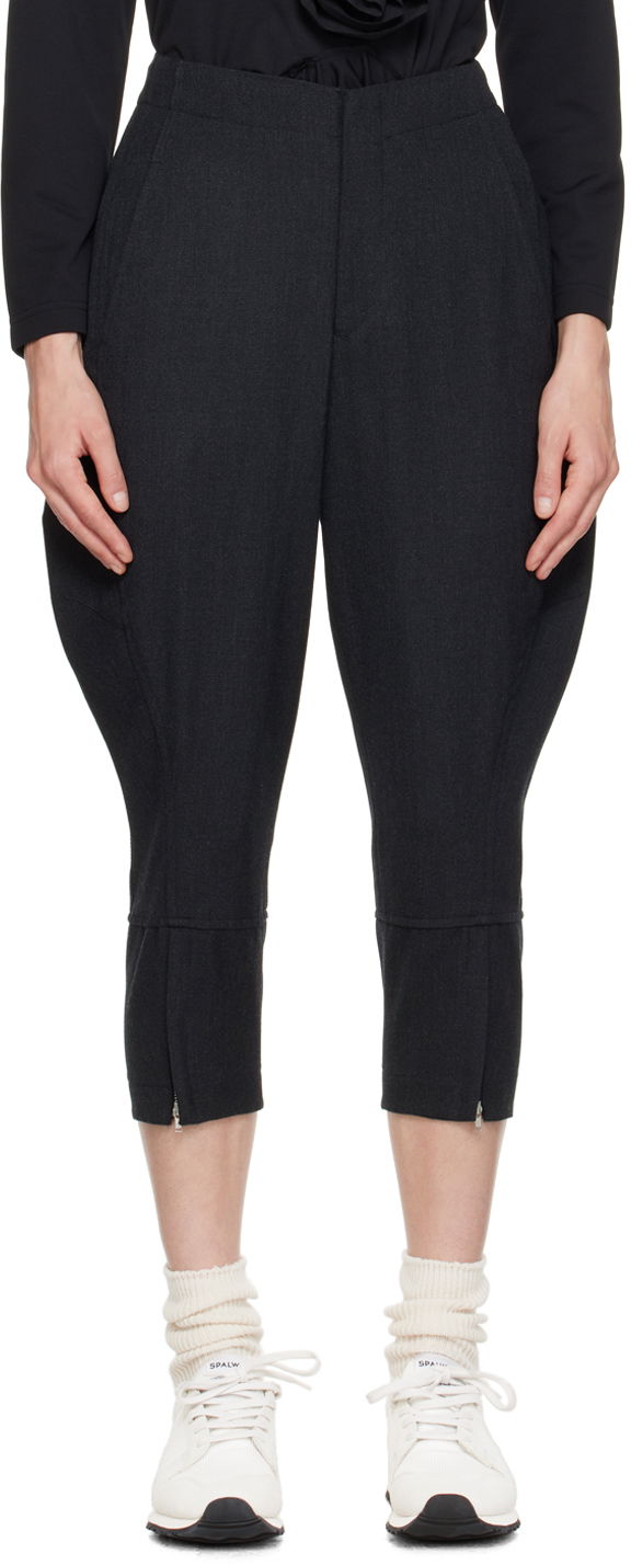 Hlače Comme des Garçons Comme des Garçons Comme des Garçons Paneled Trousers Siva | RL-P009-051
