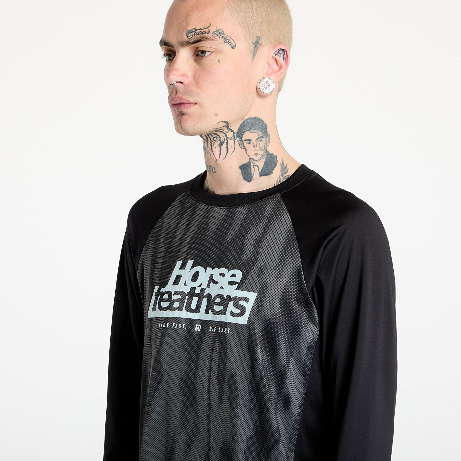 Dres Horsefeathers Horsefeathers Spike Long Sleeve Bike Jersey Crna | TM065C, 1