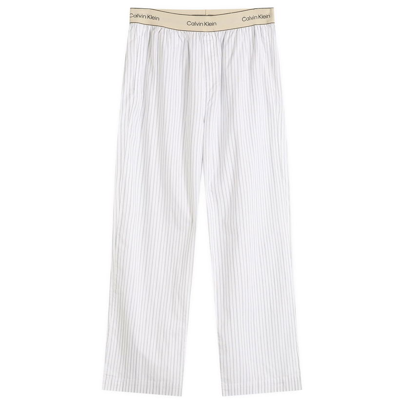 Pidžama CALVIN KLEIN Calvin Klein Sleep Pants, Size Large Bijela | LV00NM2944ZEW