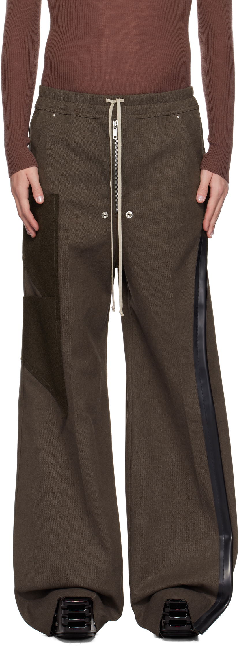 Jeans Rick Owens Wide Leg Jeans Smeđa | RR02D6307 CTWWTY